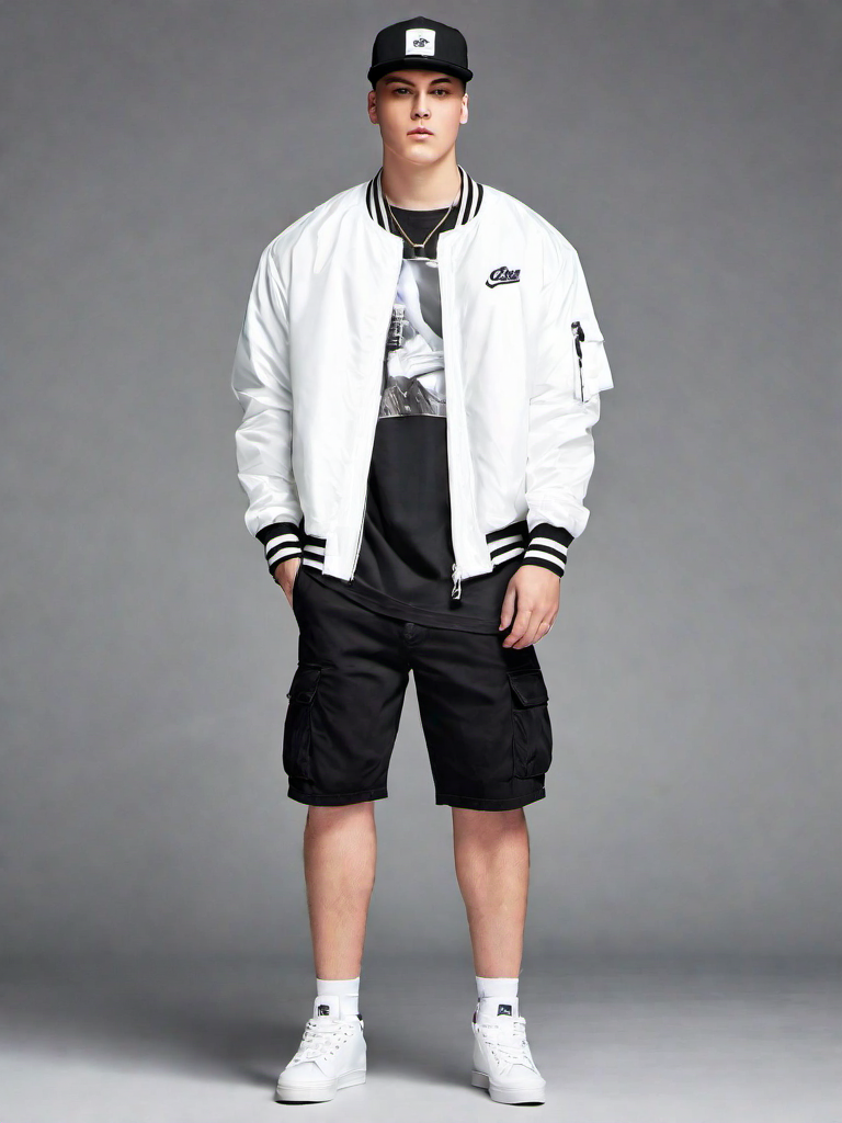 Outfit Idea for 23 year old Man, Big and tall body-type, Average height, Deep-dark skin, Black hair