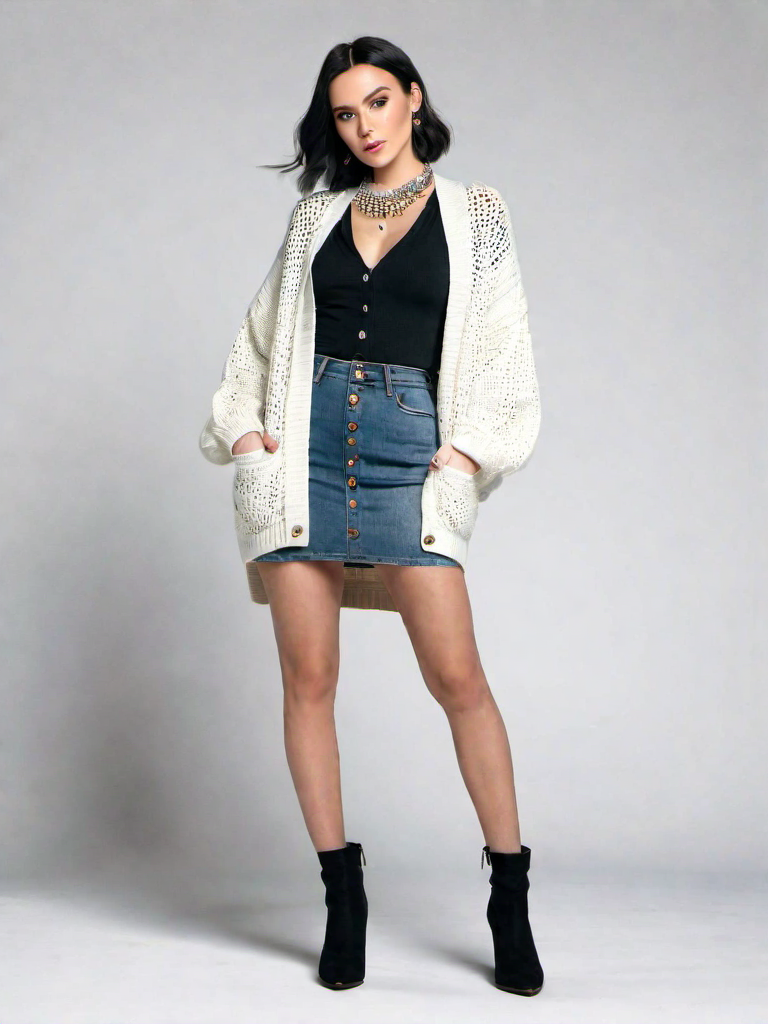Cocktails Outfit Idea: Womans black vintage blouse
