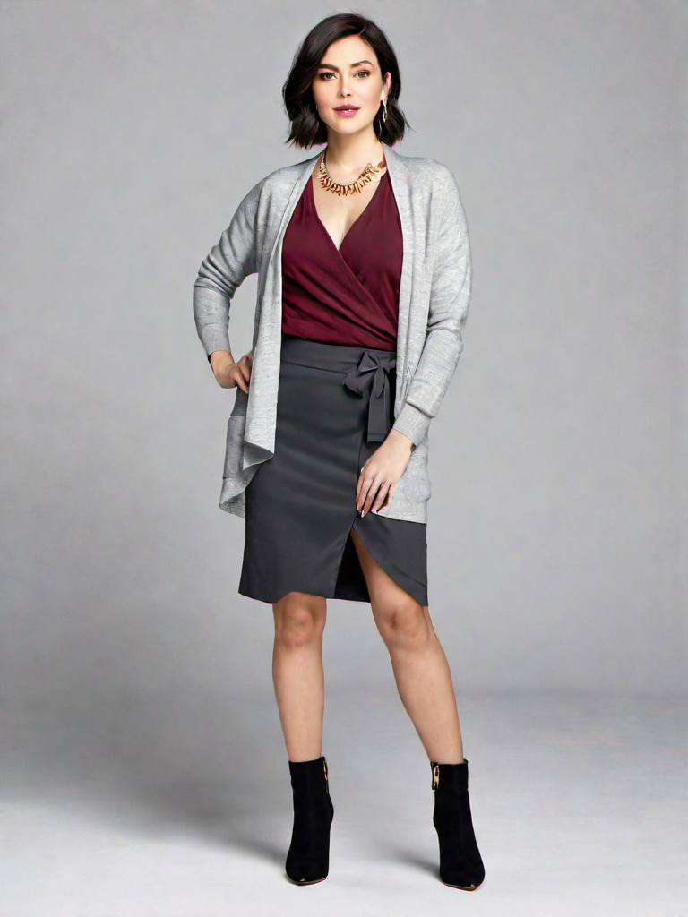 Meeting Outfit Idea: Womans black pencil skirt