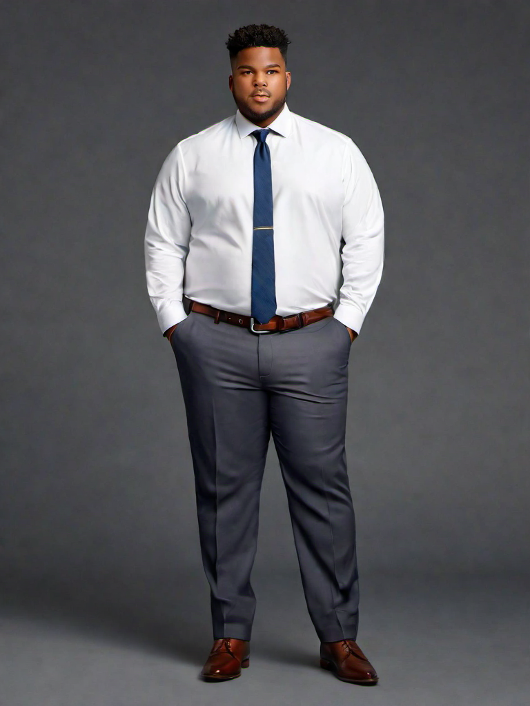 Outfit Idea for 23 year old Man, Few-extra-pounds, Average height, Deep-dark skin, Black hair