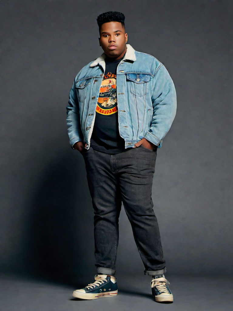 Outfit Idea for 23 year old Man, Few-extra-pounds, Average height, Deep-dark skin, Black hair
