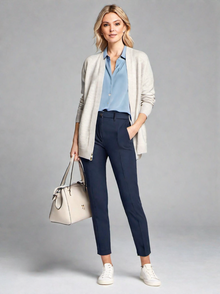 Outfit Idea for 32 year old Woman, Average body-type, Average height, Light skin, Blonde hair