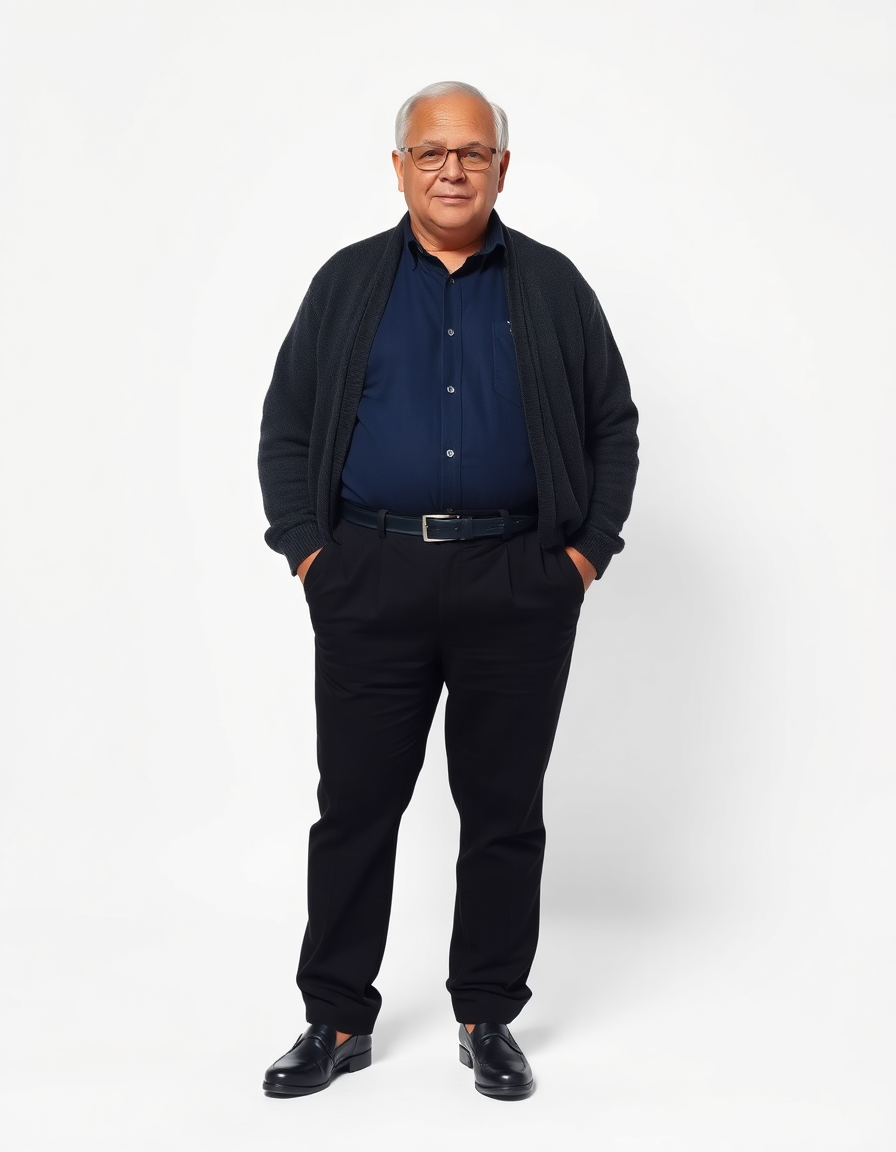 Nightclub Outfit Idea: Man’s dark blue button-up shirt