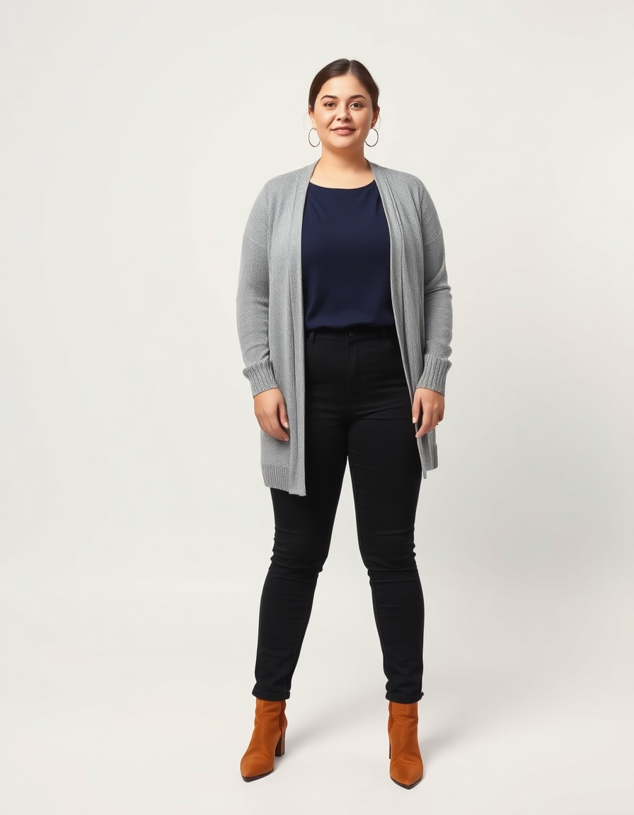 Date-night Outfit Idea: Womans navy blue blue blouse
