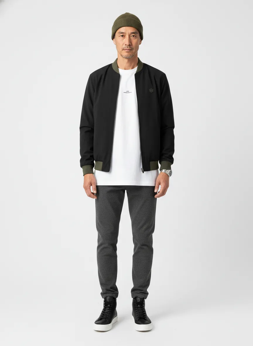 Outfit Idea for 55 year old Man, Tall height, Light skin, Black hair