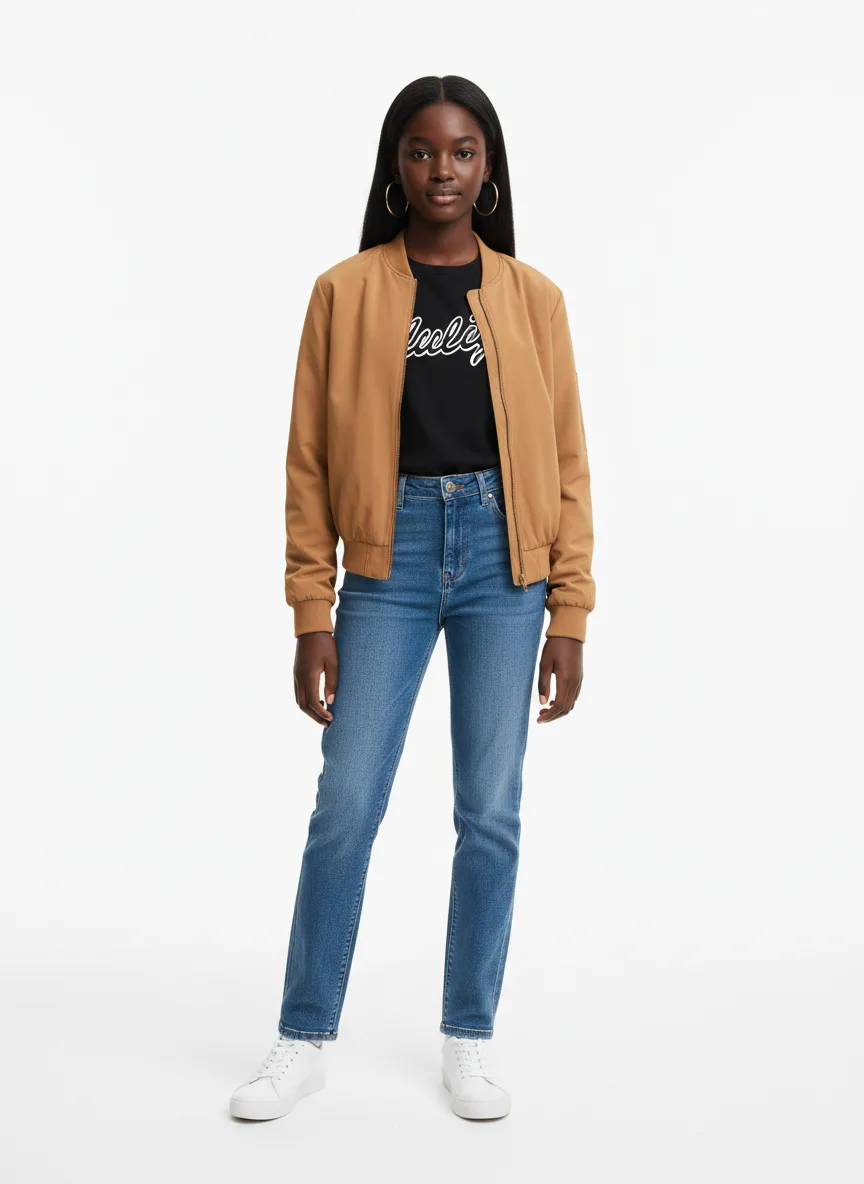 Casual Outfit Idea: Girls black cotton graphic tee