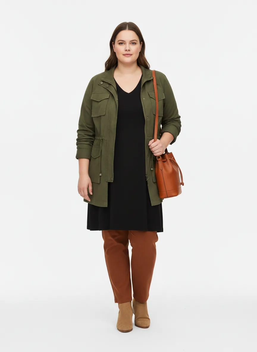 Outfit Idea for 37 year old Woman, Few-extra-pounds