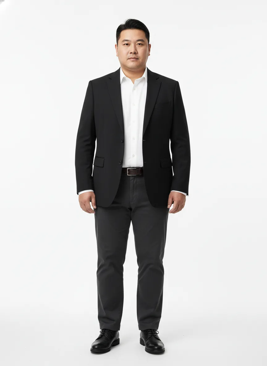 Job-interview Outfit Idea: Man veste blazer noir