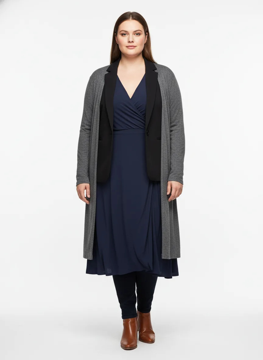 Outfit Idea for 37 year old Woman, Few-extra-pounds