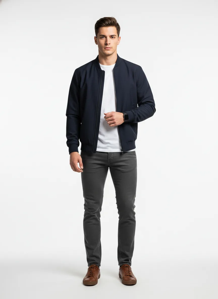 Outfit Idea for 26 year old Man, Athletic body-type, Tall height, Light skin, Brunette hair