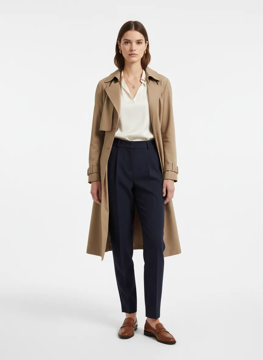 Outfit Idea for 32 year old Woman, Thin body-type, Average height, Light skin, Brunette hair