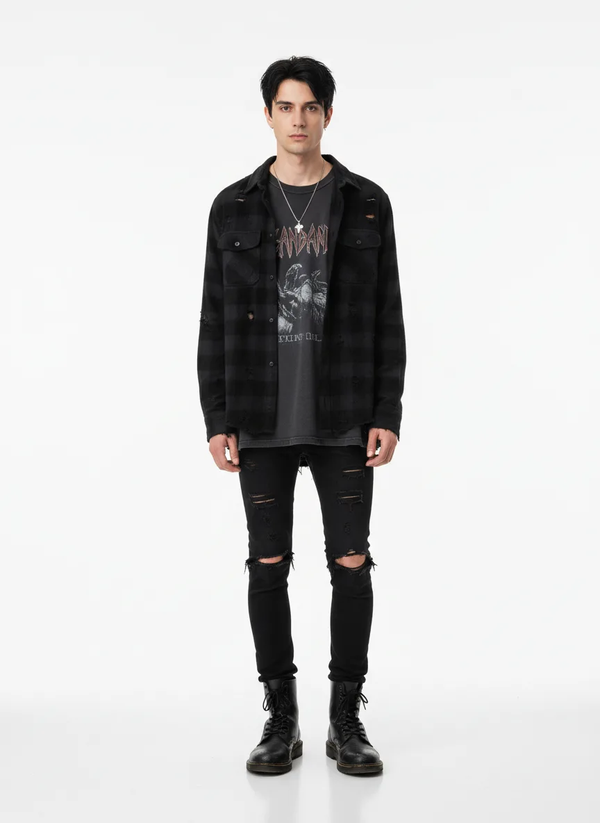 Outfit Idea for 21 year old Man, Thin body-type, Average height, Fair skin, Black hair