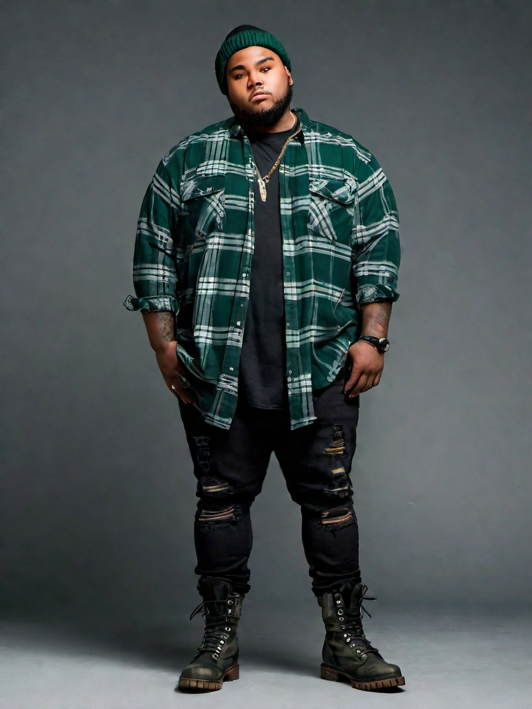 Outfit Idea for 23 year old Man, Few-extra-pounds, Average height, Deep-dark skin, Black hair