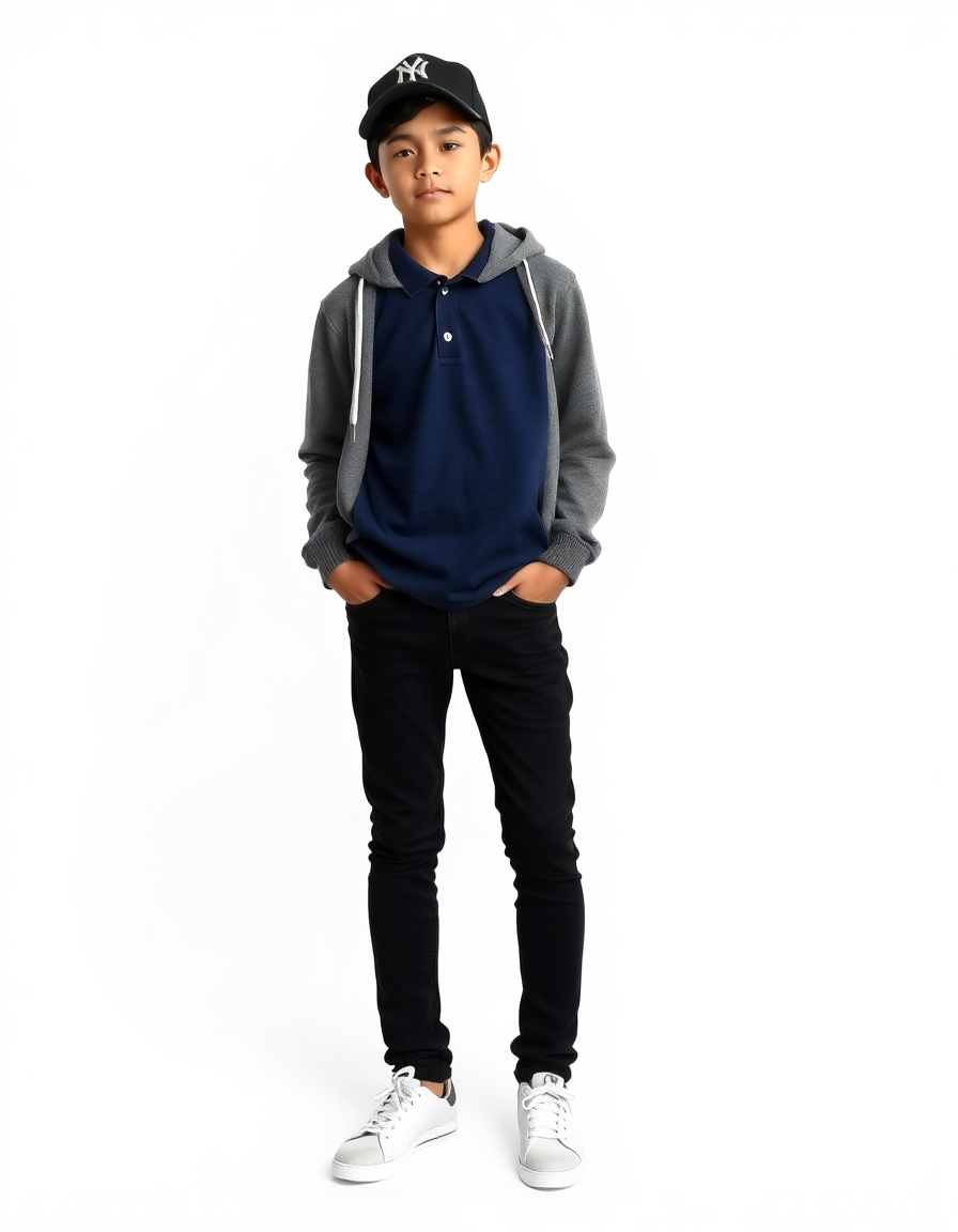 Birthday-party Outfit Idea: Boys navy blue blue polo shirt
