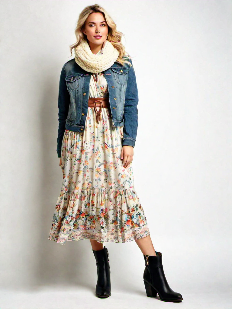 Casual Outfit Idea: Womans navy blue blue oversized sweater