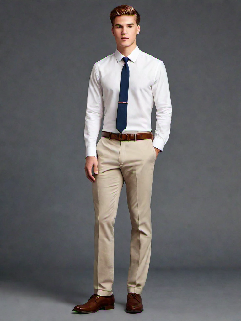 Job-interview Outfit Idea: Man’s navy blue blue blazer